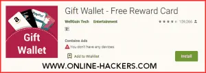 تطبيق Gift Wallet