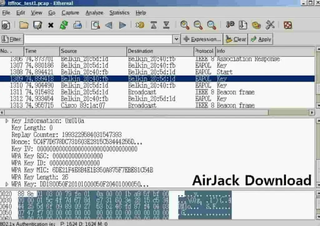  برنامج Airjack لاختراق الواي فاي 